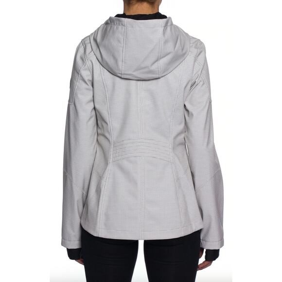 Halifax Traders Patterned Rain Jacket with Hood Size M Soft Shell Gorpcore Hike - Picture 4 of 12